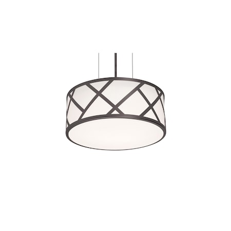 Haven 13in. Medium Base Pendant, Black Finish